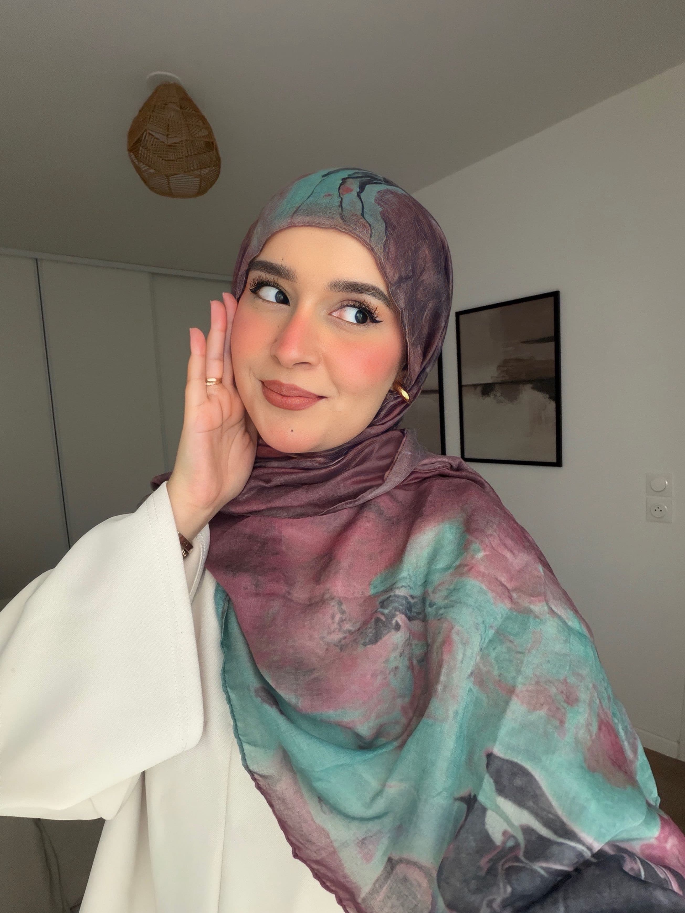 Hijab Imprimé PAINT.