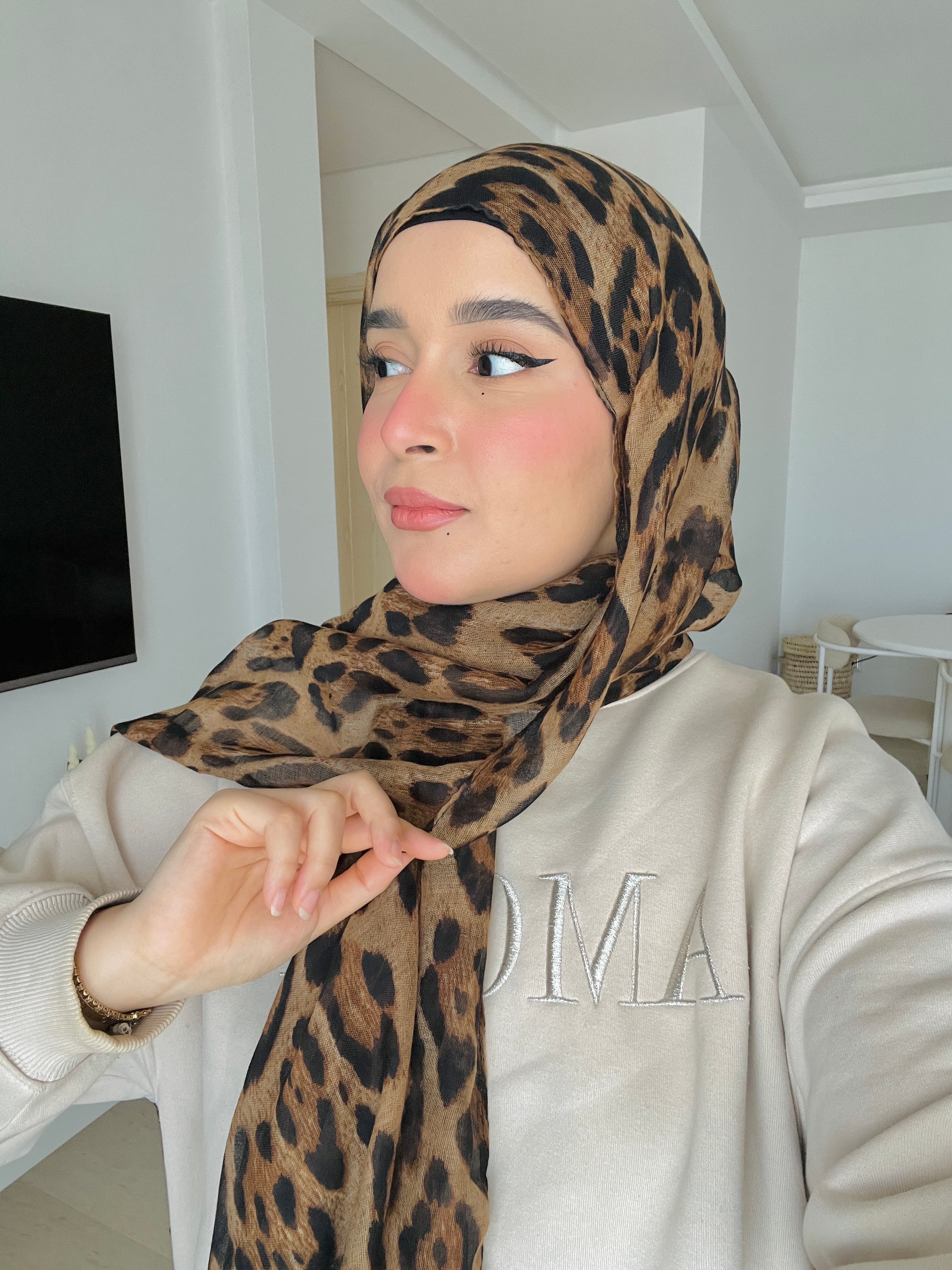 Hijab Imprimé Leopard